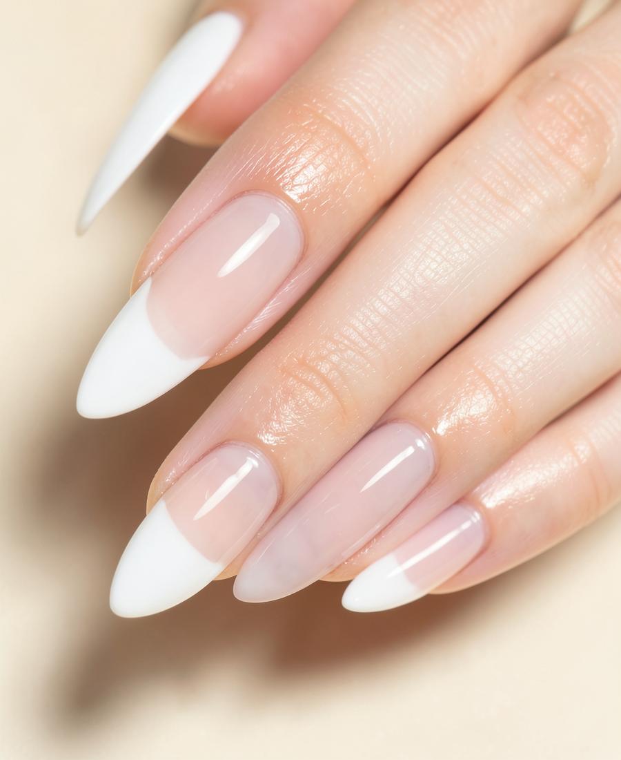 French nail design by Nails by Nayan